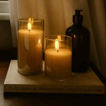 Luxury Flameless Glass Pillars
