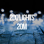Milano Outdoor LED Plug In Fairy Lights - White - 200 Lights