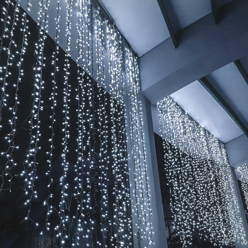 Milano Outdoor LED Plug In Fairy Lights - White - 200 Lights