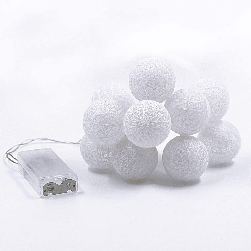 Cotton Ball String Fairy lights