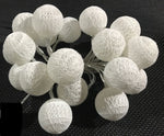 Cotton Ball String Fairy lights