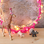 Pom Pom Wreath Led