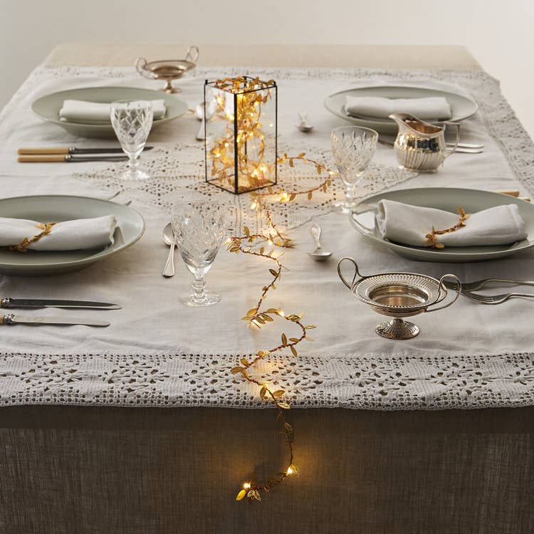 Gold Leaf Fairy Lights