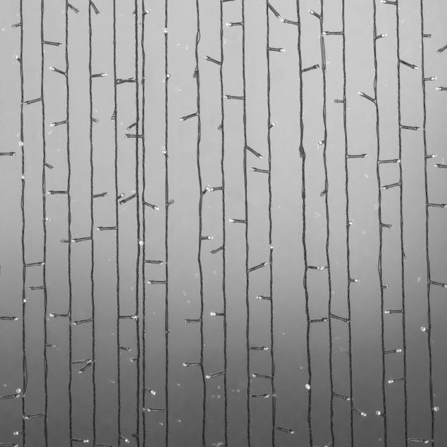 Curtain Lights Black Cable 3X3m